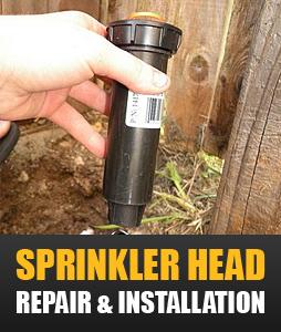 sprinkler head repair & installation